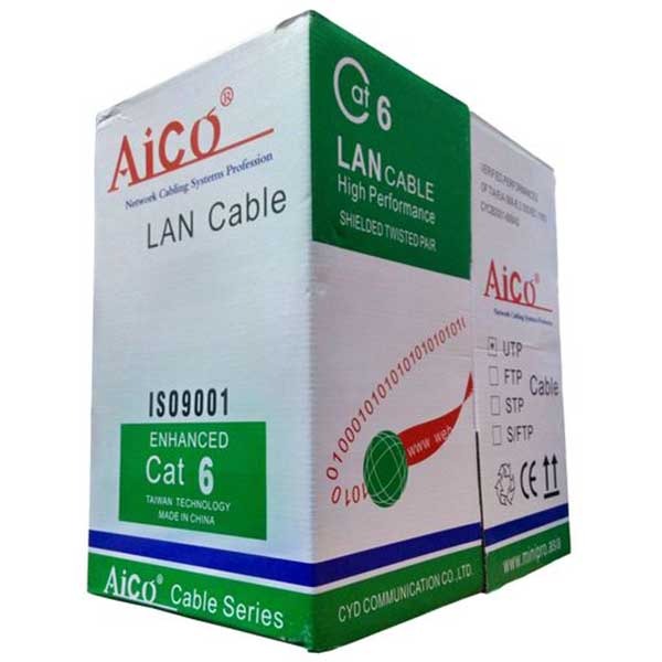 Carton de câble réseau cat6 Aico