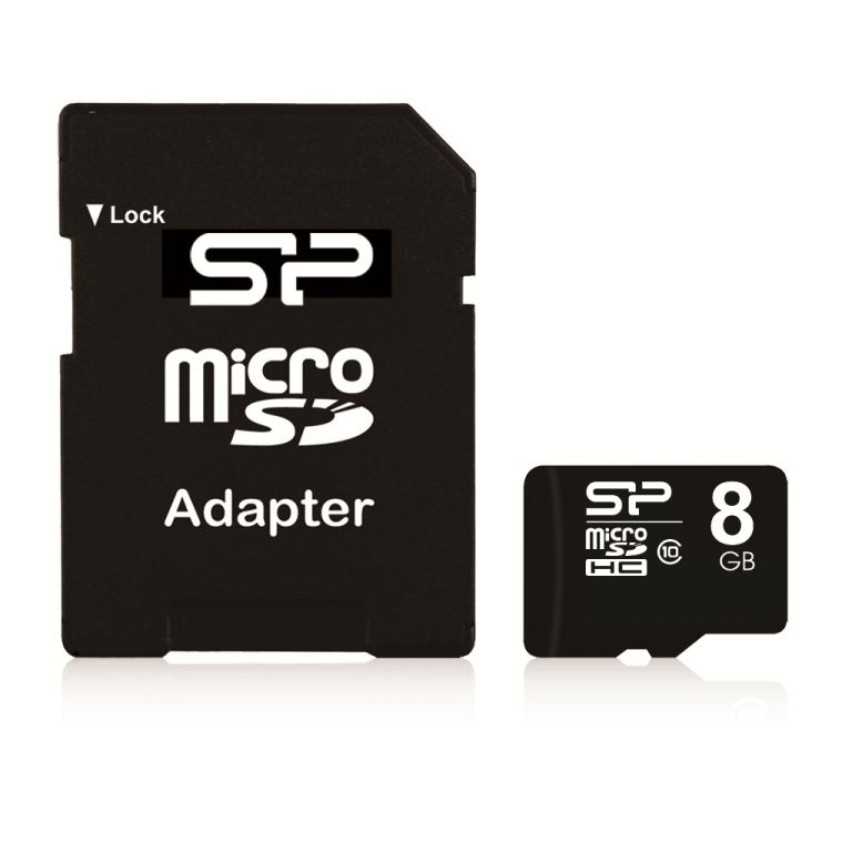 Carte Mémoire Micro SD SILICON POWER Class 10 8 Go
