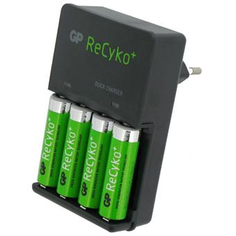Chargeur Recyko avec 4 piles